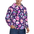 thumbnail image 2 of Daiia Skull mushroom colorful cute for Men's Fashion Hoodies & Sweatshirts with Kangaroo Pocket Hooded Sweatshirt Breathable & Moisture Wicking-4X-Large, 2 of 7