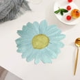 thumbnail image 4 of ENJOYW Tasse Coaster Forme de Fleur Anti-Déformée Fibre Polyester Boisson Tasse Pad Décor Bureau, 4 of 7