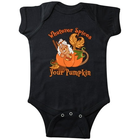 

Inktastic Whatever Spices Your Pumpkin Fall Mermaid Gift Baby Boy or Baby Girl Bodysuit