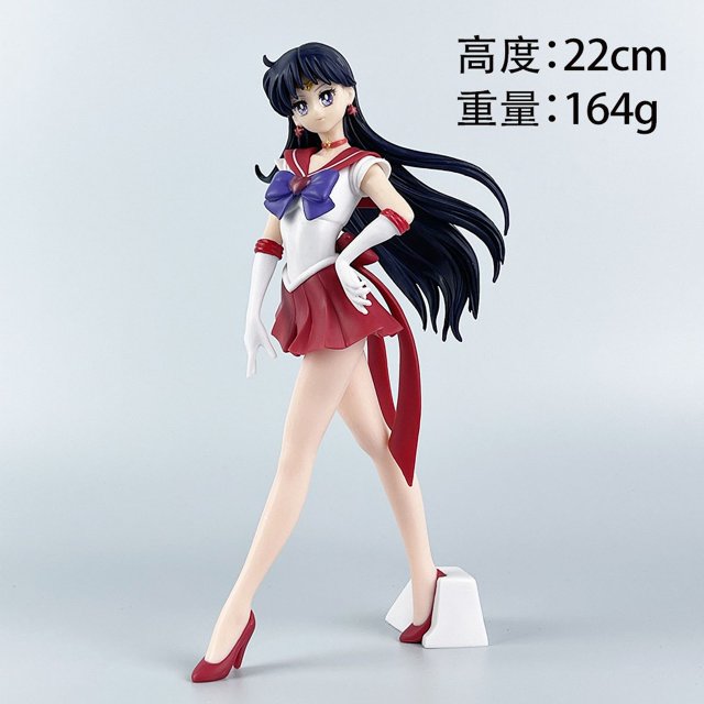 Zhongli venta al por mayor Sailor Moon Sailor Mars Noami Zero Mercury muñeca ornamento figura de animación