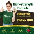 thumbnail image 6 of Vegan Multivitamins & Minerals for Women and Men with High Strength Vitamin B12, D3 & K2. 6 Months Supply, 6 of 6