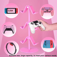 thumbnail image 2 of Soporte para mando de 3 capas, soporte para auriculares, colgador para auriculares y mando de videojuegos multiajustable para accesorios videojuegos, 2 of 7
