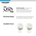 thumbnail image 5 of Houzer Platus 36 in White Fireclay Apron Front Farmhouse Single Bowl Kitchen Sink - PTG-3600 WH, 5 of 7