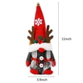 thumbnail image 2 of Christmas Gnomes Doll Ornament,Fairy Ears Antler Dwarf Doll with Colorful Hats,Christmas Plush Swedish Tomte Doll Tabletop Decor for Home Festival Party Office Indoor Decoration, 2 of 5
