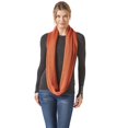 thumbnail image 3 of Ecuadane Scarf, Luxury Infinity Scarf for Women, Rust Infinity Scarf, 3 of 3