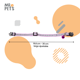 thumbnail image 2 of Collar para Gatos Mr. Pets, Reflectante, Ajustable violeta Unitalla, 2 of 5