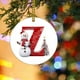 thumbnail image 3 of 2024 26 Letter Christmas Snowman Christmas Pendant - Acrylic Car Pendant Saint, 3 of 5