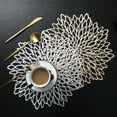 thumbnail image 3 of CAROOTU Decorative Floral Table Mat 2 PCS Thick PVC Pot Coaster Fast Heat Dissipation Non Slip Flexible Placemats for Kitchen, 3 of 6