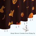 thumbnail image 6 of Halloween Spooky Icons on Dark Pattern Shower Curtain 36"x72" ,Bathroom Decorative Shower Curtains Set with 12 Hooks,Modern Waterproof Washable Shower Curtain, 6 of 6