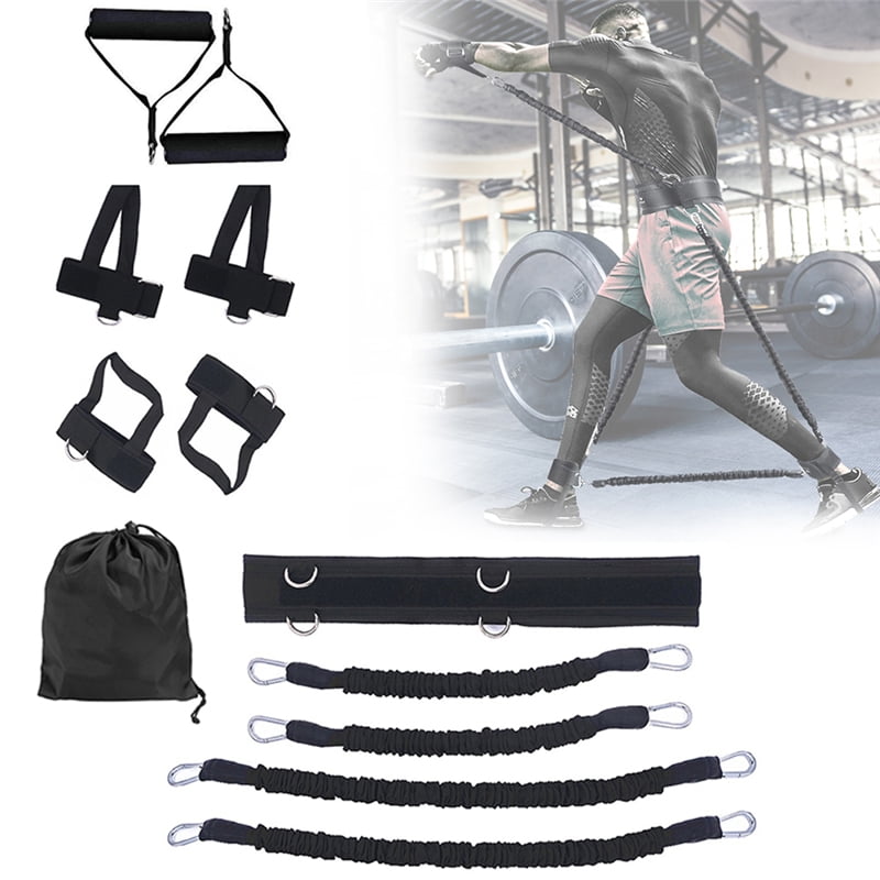 12PCS Vertical Trainer Leg Strength Resistance Bands Set for MMA, Home