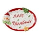 thumbnail image 1 of Plato de Navidad, plato de postre, recipiente de comida único de , bandeja de Navidad práctica, plato de entrada para regalo de cumpleaños y Árbol de muñeco de nieve, 1 of 8