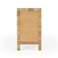 thumbnail image 3 of Corfu 3 Drawer Natural And White  Raffia And Wood Chest, 3 of 10
