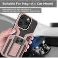 thumbnail image 7 of Shockproof Compatible for iPhone 13 Pro Case, Anti-Scratch Heavy Duty Protection with Rotation Ring Holder Kickstand (Work with Magnetic Car Mount) Phone Case Cover for iPhone 13 Pro 6.1 inch, 7 of 7