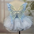 thumbnail image 4 of Combinaison d'Été pour Petites Filles avec Bretelles, Robe de Danse, Robe Bouffante de Performance, Vêtements pour Enfants Taille 5-6T, 4 of 5