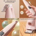 thumbnail image 3 of Queilt Professional Dog Clippers, USB Rechargeable Dog Clippers, Electric Dog Trimmer with LED, for Paws, Eyes, Ears, Face, Rump, 3 of 5