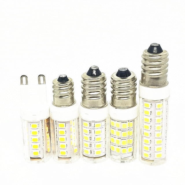 Lámpara de maíz con burbujas para refrigerador LED, bombilla E14 para refrigerador, lámpara de tornillo pequeño E12, máquina de coser negra, atenuación de tres colores para el hogar