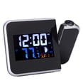 thumbnail image 4 of Reloj despertador electrónico multifuncional con ondas de Radio, reloj de proyección Digital para uso en el hogar y la Oficina, enchufe estadounidense de 120V, 4 of 8