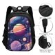 thumbnail image 3 of Fotbe Planet Pastel Galaxy Mochila con Estampado y Puerto USB para Hombre y Mujer, Mochila Antirrobo, Mochila de Viaje, Mochila Escolar, Mochila Universitaria, 3 of 7