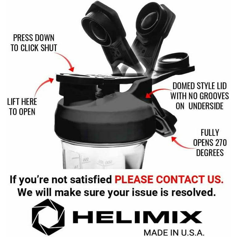 Helimix hexagonal blender bottle acts as a vortex and requires no whisk ball  or screens » Gadget Flow
