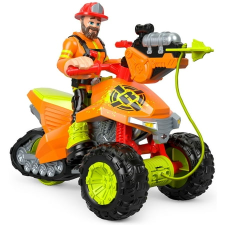 Rescue Heroes Forrest Fuego & Fire Tracker Vehicle