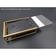 thumbnail image 2 of FrostHike Metal Photo Collage Frame - tabletop Picture Frame with LOVE Decoration for Desk (Gold. 5x7), 2 of 5