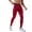 Red, variant on Men's Striped Tights Compression Pants Workout Running Gym Legging Pants Red XXL