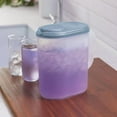 thumbnail image 3 of Sterilite 1 Gal. Pitcher, Clear Plastic, Press to Open Pour Spout, Light Blue, 3 of 6
