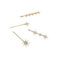 thumbnail image 3 of Time and Tru Women's Gold Tone Rhinestone Bobby Pin Set, 4-Piece, 3 of 3