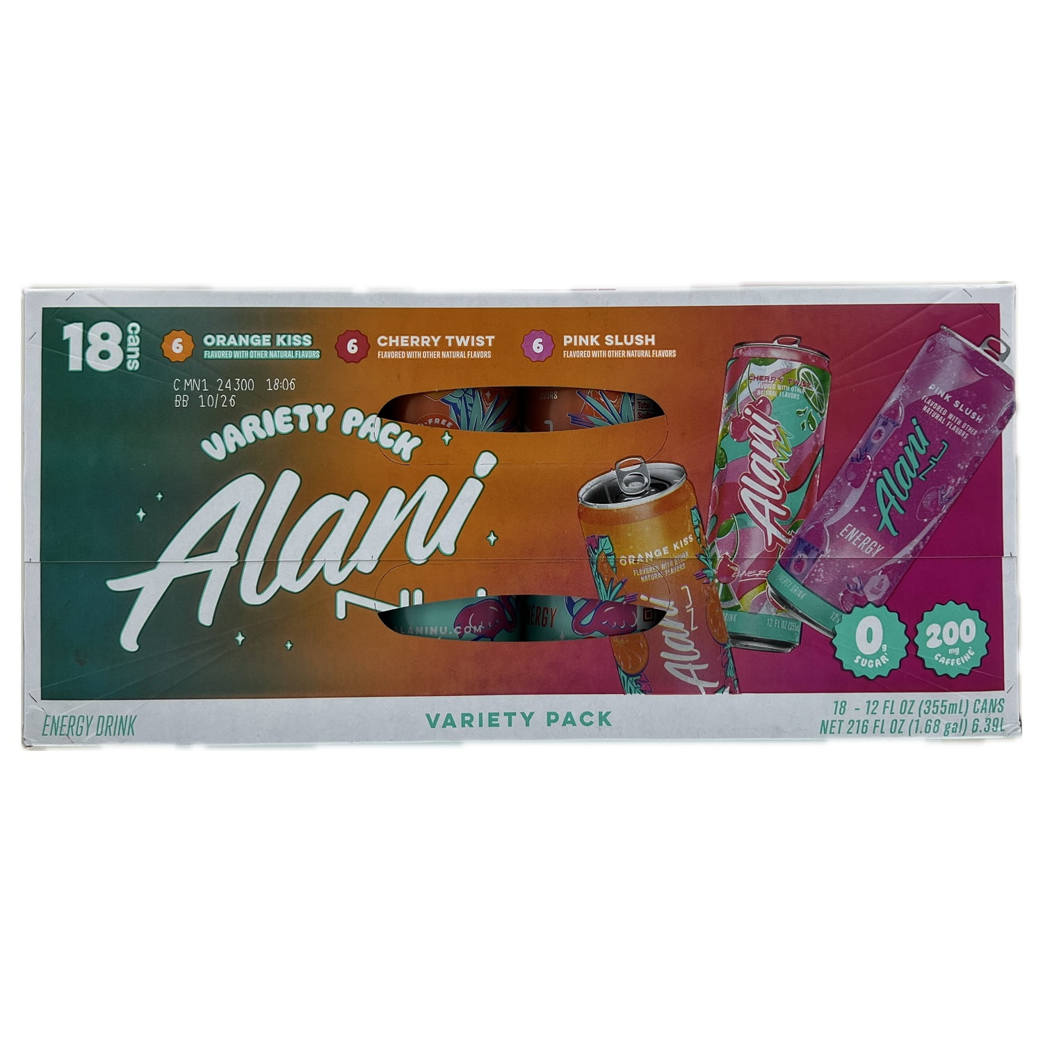 Alani Nu Energy Drink Variety Pack, 12 Fluid Ounce (Pack of 18)