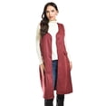thumbnail image 1 of Chaleco largo tipo gamuza Roman Fashion /Juvenil, 3905 (Vino) vino Unitalla, 1 of 5