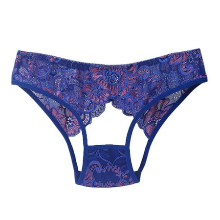 

Women s Lace Panties Bikini Underwear Hollow Out Underpants Hipster Briefs Cheeky Thong Half Back G-String Panty