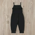 thumbnail image 5 of XXWXYD Toddler Girls Summer Romper Harem Pants Strap Jumpsuit Playdate Jumpsuit Daycare Outfit Quick-Dry Cotton Blend Easy Diaper Change Design, 5 of 8