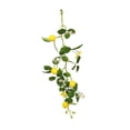 thumbnail image 4 of Guirnalda de limones artificiales de seda, plantas colgantes de primavera y verano, frutas falsas para vitrinas, cafeterías, tiendas, hoteles y el día, 4 of 8