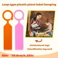 thumbnail image 6 of 100 Pcs Ring Type Plant Tags Waterproof Gardening Labels Hanging Hook Identification Cards for Orchard Yard Farm and Indoor Plant Management White, 6 of 6