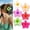 Color 2, variant on 6pcs Flower Hair Claw Clips, Hawaiian Large Flower Claw Clips for Thick or Thin Hair Strong Non-slip Hibiscus Hair Clip Tropical Beach Hair Accessories for Women Girls