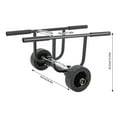 thumbnail image 4 of ToppiJoy Foldable Boat Dolly Cart Transport Carrier, Canoe Trolley Cart with 8'' Tires, Trolley for Small Boat, Canoe, Kayak, Fishing, Hiking, 4 of 14