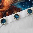 thumbnail image 4 of Homewish Magical Dragon Black Out Curtains for Teens Boys Girls,Orange Blue Curtains Pack of 2 (42x63 Each),Universe Galaxy Bedroom Curtains,Luxury Bedroom Decor, 4 of 6