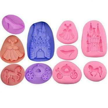5 PC Miniature Princess Silicone Mold Set | Bakell