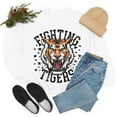 thumbnail image 5 of Fighting Tigers School Spirit Sweatshirt, Vintage Tiger Lover Pullover Gift, 5 of 6