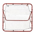 thumbnail image 4 of de fútbol portátiles, equipo de entrenamiento, portería de fútbol, red de poste de portería de un solo lado, porterías de fútbol para práctica Rojo, 4 of 8