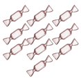 thumbnail image 3 of relayinert Mini Organisateur de Colliers en Forme de Bonbon Rangement de Colliers Rose 10 Pcs 1Set, 3 of 6