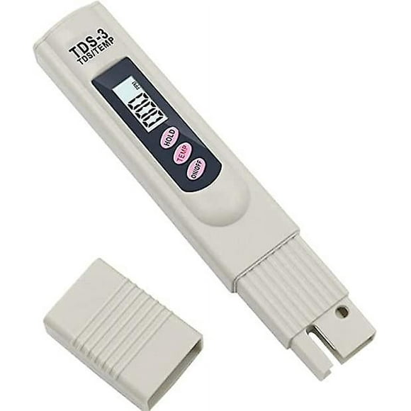 TDS-3 Portable Digital LCD Drinking Water Meter Tester Water Quality Meter Pen Temperature and PPM Water Purity Tester 0-9990 PPM Drinking Water Hydro