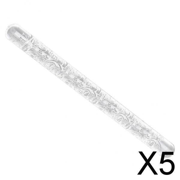 5x Rodillo Acrílico Glaseado Utensilios para Decoración de Tortas con Fondant Estrella 5 piezas