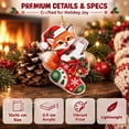 thumbnail image 4 of Mivyn Christmas Cash Gift Ornament, Fox Christmas Stocking Wallet Ornament, 2D Flat Acrylic Money Holder Charm, Xmas Tree Hanging Decoration for Home Use, 6 x 6 in, 1 Pcs, 4 of 8