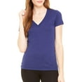 thumbnail image 2 of Bella + Canvas T-Shirt à Manches Courtes Col en V Profond pour Femmes, 2 of 6