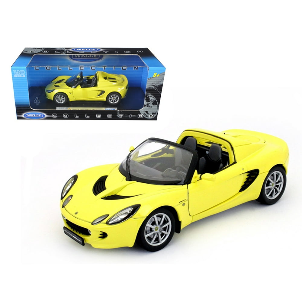 2003 Lotus Elise 111S Yellow 1/18 Diecast Car Model by Welly Walmart