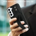 thumbnail image 5 of SaniMore Case for Samsung Galay S22 Plus 6.6" 2022, [Wrist Strap & Card Slot & Support Stand] PU Leather Skin [Wear-resistant Anti-drop Shockproof] Slim Lightweiht Shell For Galaxy S22 Plus, Black, 5 of 7