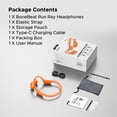 thumbnail image 4 of DOOGEE Bone Conduction Headphones with LED Light, 10H IPX6 Bluetooth 6.0 Open Ear Headphones, Dual Device Connection, Wireless Bone Conduction Headphone for Running, Cycling, 4 of 9