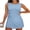 06-Sky Blue, variant on Womens Summer Dresses 2026 Bodycon Sleeveless Romper Skort Twist Waist Night Out Vacation Mini Dress Built in Shorts Sky Blue Medium