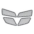thumbnail image 1 of 4x cubierta de malla protectora para delanteros de motocicleta apta para 125 250 300 ACCESORIOS de 2017 2019 Cola cubierta del faro de la motocicleta, 1 of 8